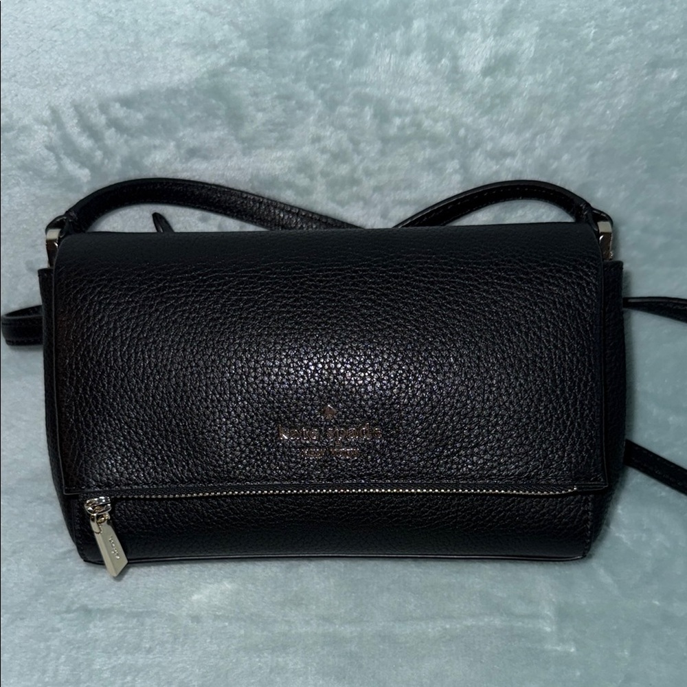kate spade Black Leather Crossbody Bag